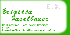 brigitta haselbauer business card